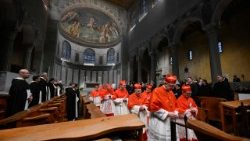 De Donatis bíboros vezette a hamvazószerdai szertartásokat az Aventinus-dombon