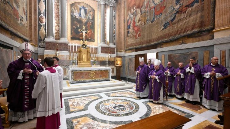 Mše svatá v Paulínské kapli