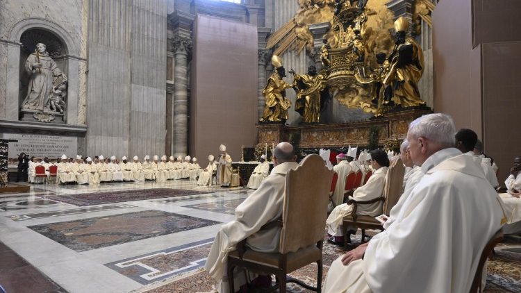 Misa en la Basílica de San Pedro