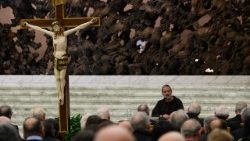 Meditación de Cuaresma en marzo de 2025 en el Aula Pablo VI