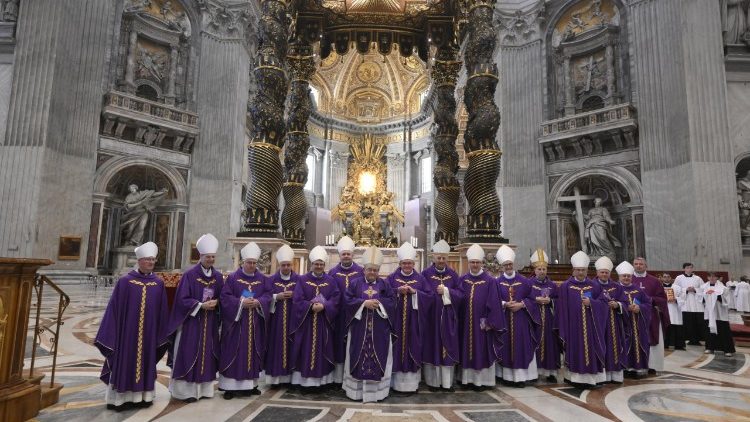 I celebranti della Messa