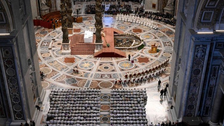 Basílica de San Pedro durante la Misa