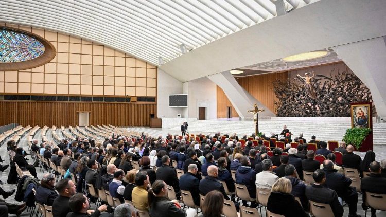 A Aula Paulo VI, no Vaticano
