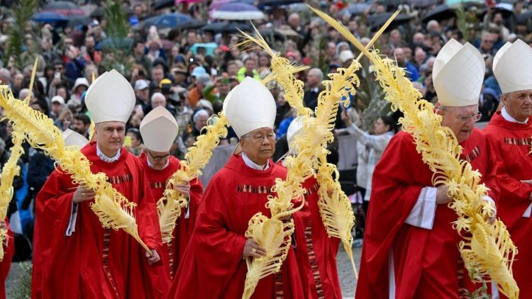 Palmsonntag auf dem Petersplatz