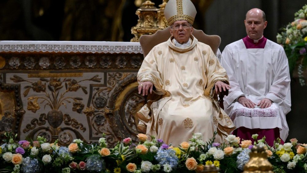 Імша Пасхальнай Вігіліі ў Саборы Святога Пятра