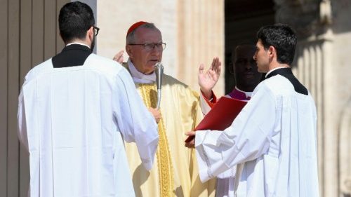 Cardinal Parolin at Novemdiales Mass: ‘Mercy takes us to heart of faith’