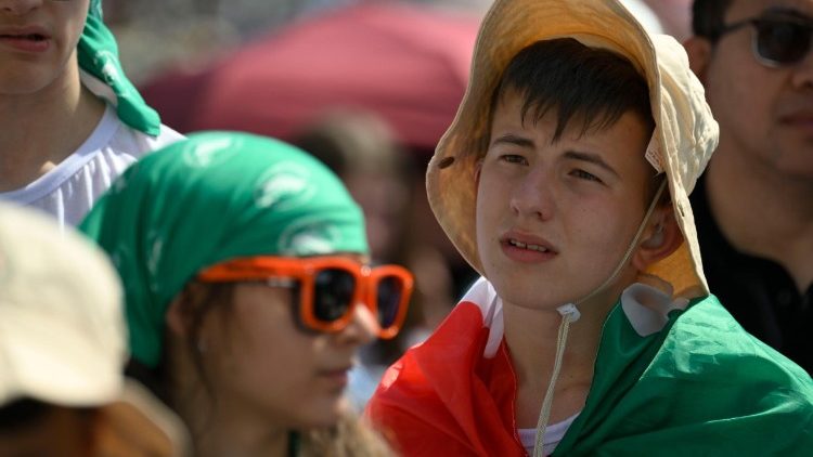 Падчас Імшы за Папу Францішка на Плошчы Святога Пятра