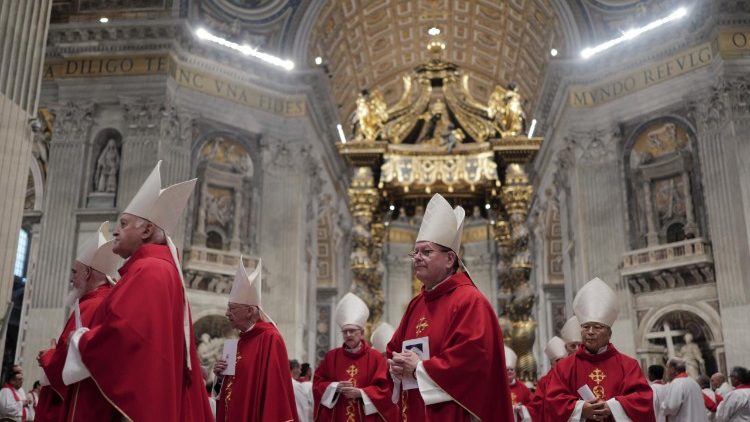 Ein Eindruck von der Messe im Petersdom