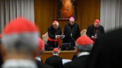 Prière d'ouverture de la sixième congrégation générale des cardinaux.