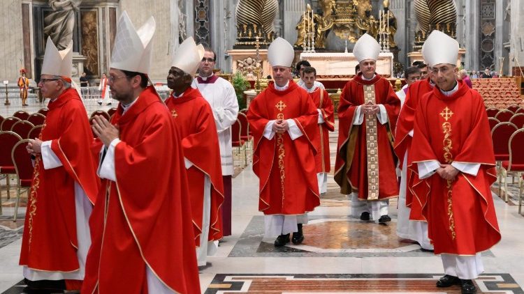 I concelebranti alla Messa