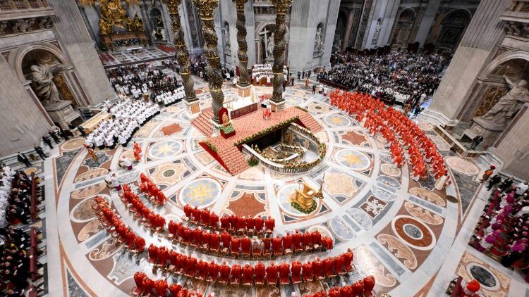 La messa per l'elezione del Romano Pontefice