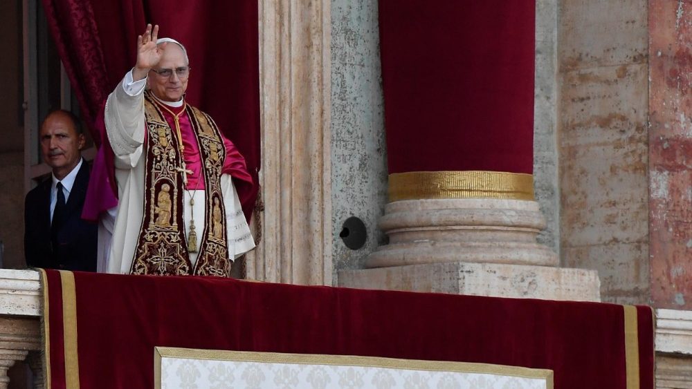 La première apparition publique de Léon XIV. 