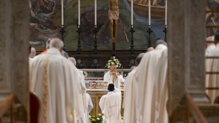 2025.05.09 SS Leone XIV - Santa Messa pro Ecclesia celebrata dal Romano Pontefice Leone XIV con i Cardinali Seconda parte 