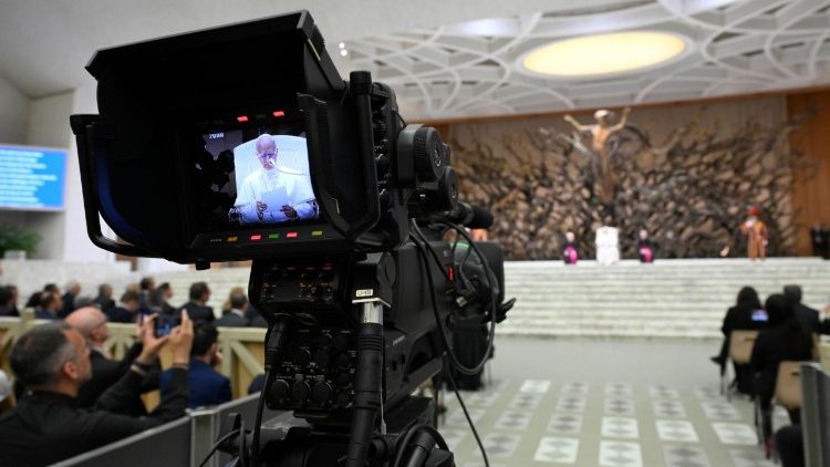 Die Audienz für die Medienschaffenden