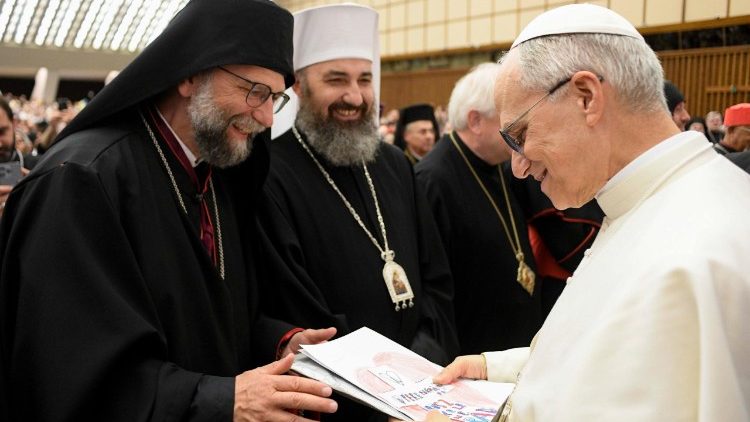 Leó pápa a keleti egyházak jubileumi audienciáján