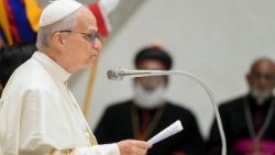 Keskiviikkona itäisten riitusten katoliset olivat paavi Leo XIV:n audienssilla.