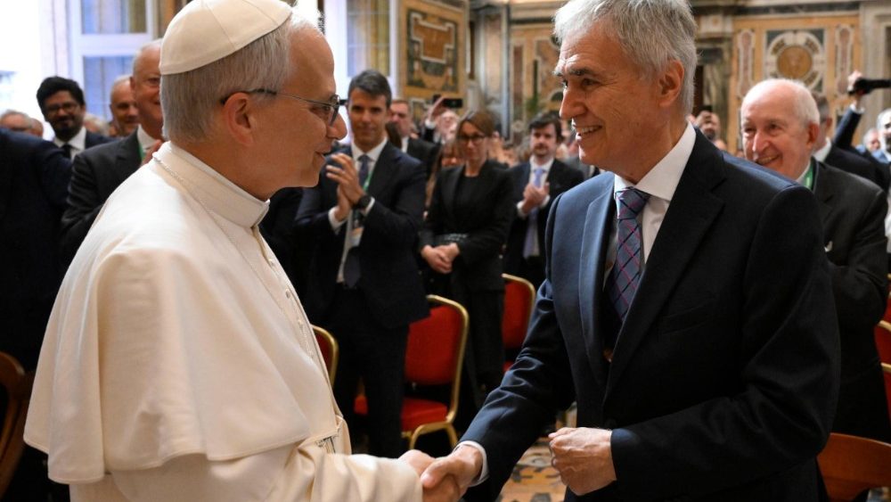 Аўдыенцыя Папы Льва XIV для членаў Фонду "Centesimus Annus Pro Pontifice"