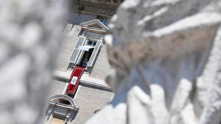 Pope Leo XIV at the Regina Caeli