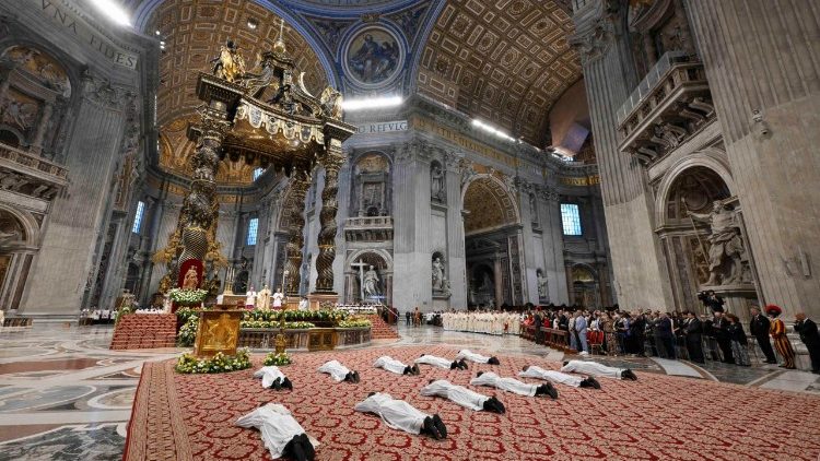 Mše s kněžskými svěceními, bazilika sv. Petra, 31. května 2025 