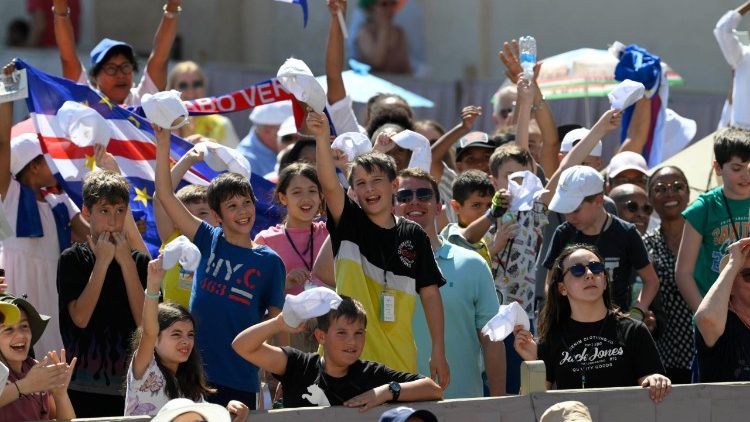 Bei der heiligen Messe zum Jubiläum der Familien 20.10.2025