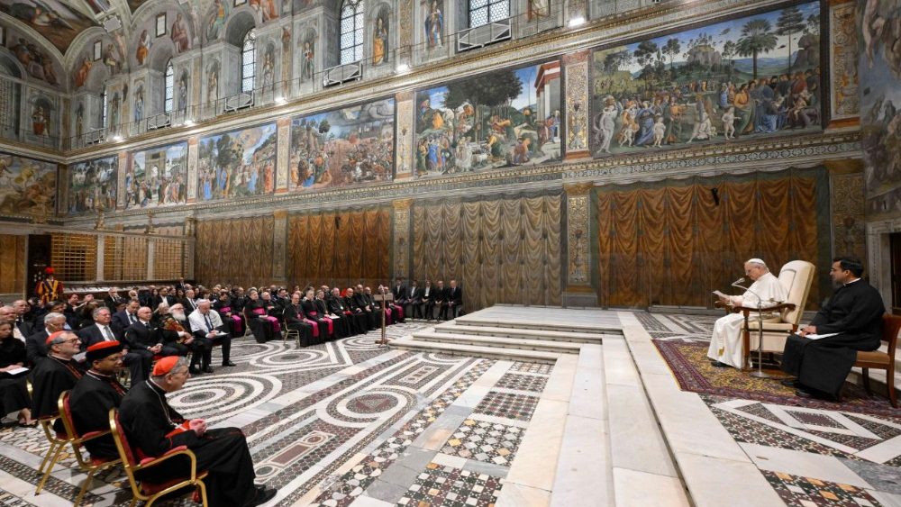 Papa Leon al XIV-lea la Comemorarea Fericitului Iuliu Hossu în Capela Sixtină
