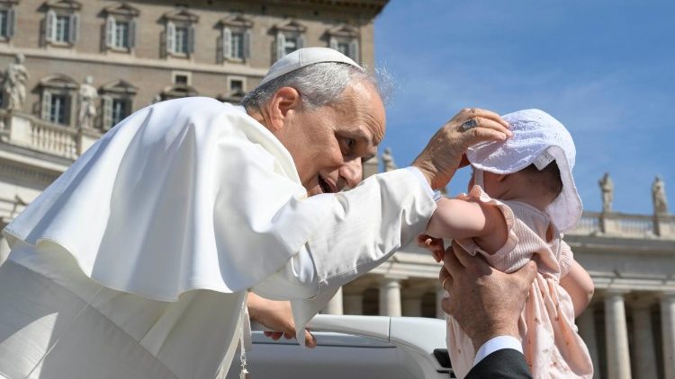 Ein Eindruck von der Generalaudienz auf dem Petersplatz