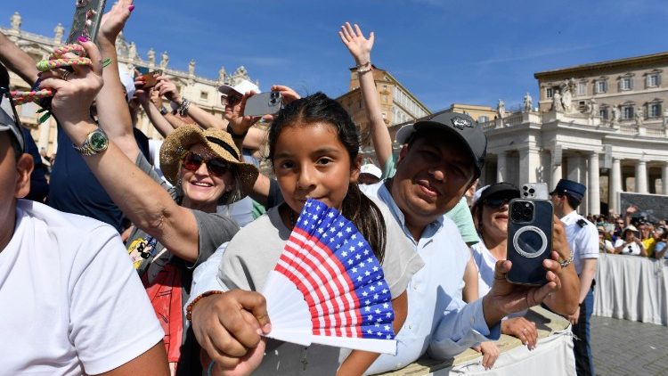 Feststimmung auf dem Petersplatz