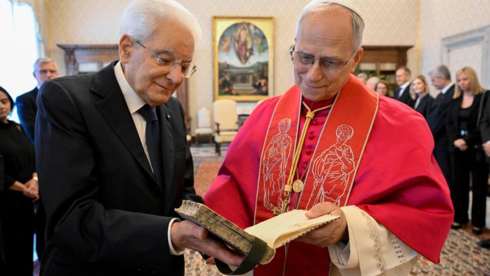 Візіт Прэзідэнта Італіі Серджа Матарэлы ў Ватыкан