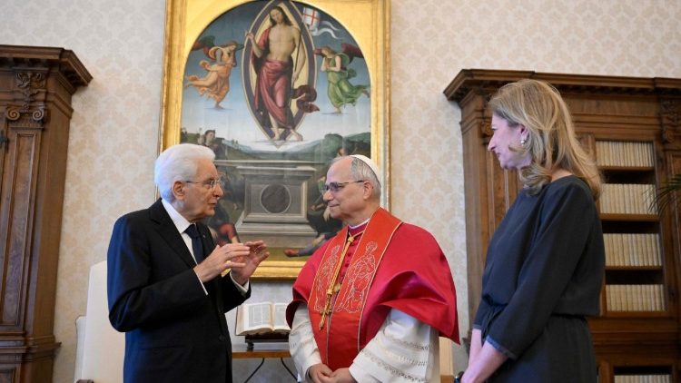 Rais wa Italia, mtoto wake na Papa Leo XIV