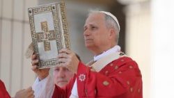 Leon al XIV-lea la Sfânta Liturghie din 8 iunie 2025 în Piața San Pietro