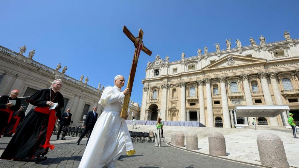 Papa Leon al XIV-lea la jubileul Sfântului Scaun