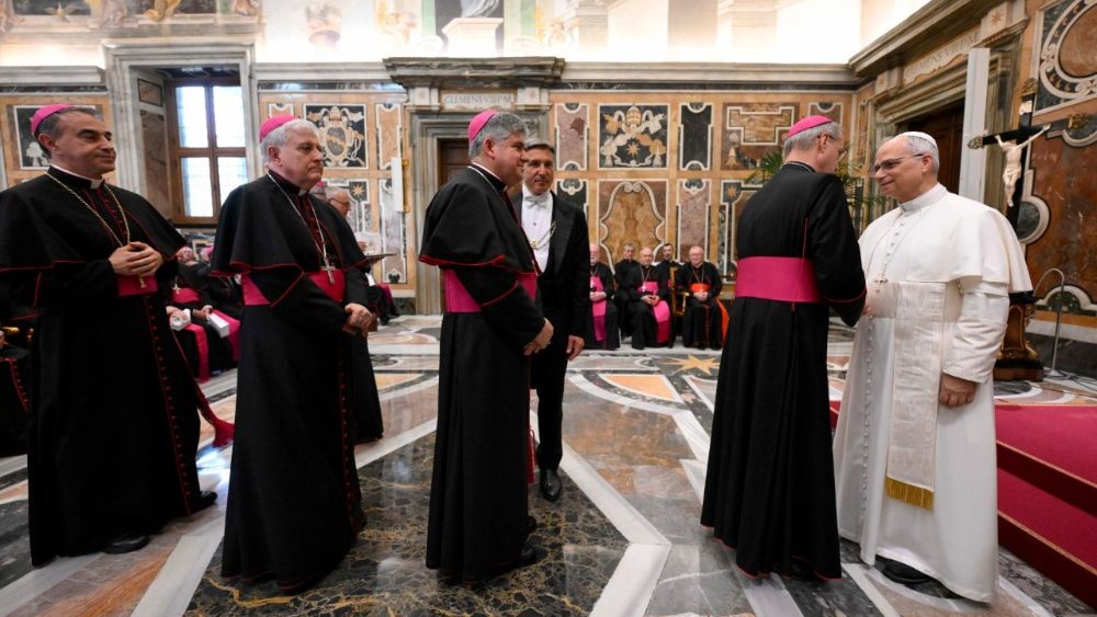 Аўдыенцыя для папскіх дыпламатычных прадстаўнікоў