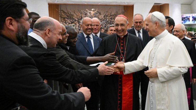 Папата с духовенството от Римската епархия