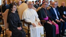 Påve Leo XIV tog på måndagen emot deltagarna i Vatikanobservatoriets sommarskola