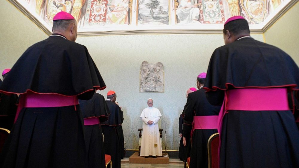 Аўдыенцыя для біскупаў з Мадагаскара