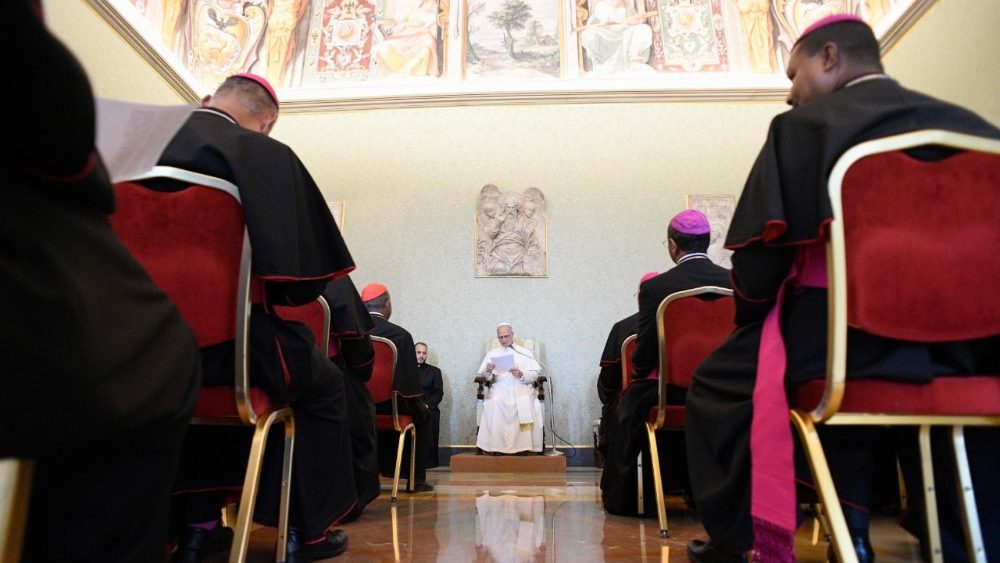 Аўдыенцыя для біскупаў з Мадагаскара