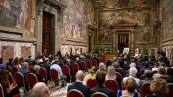 El Papa León XIV se reúne con los participantes del evento organizado por la Fundación Domenico Bartolucci