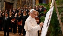 Papa Leon al XIV-lea la inițiativa promovată de fundația ”Cardinalul Domenico Bartolucci”