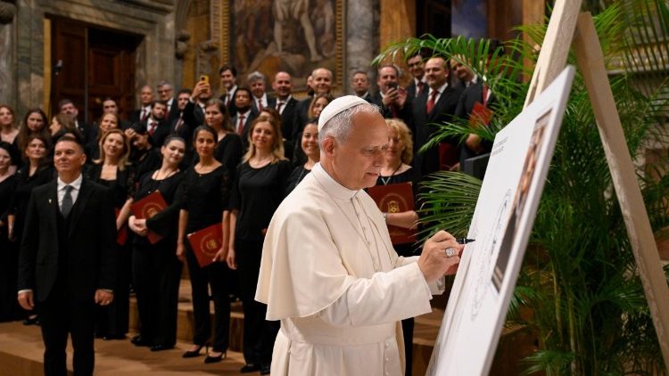 Papa Leon al XIV-lea la inițiativa promovată de fundația ”Cardinalul Domenico Bartolucci”