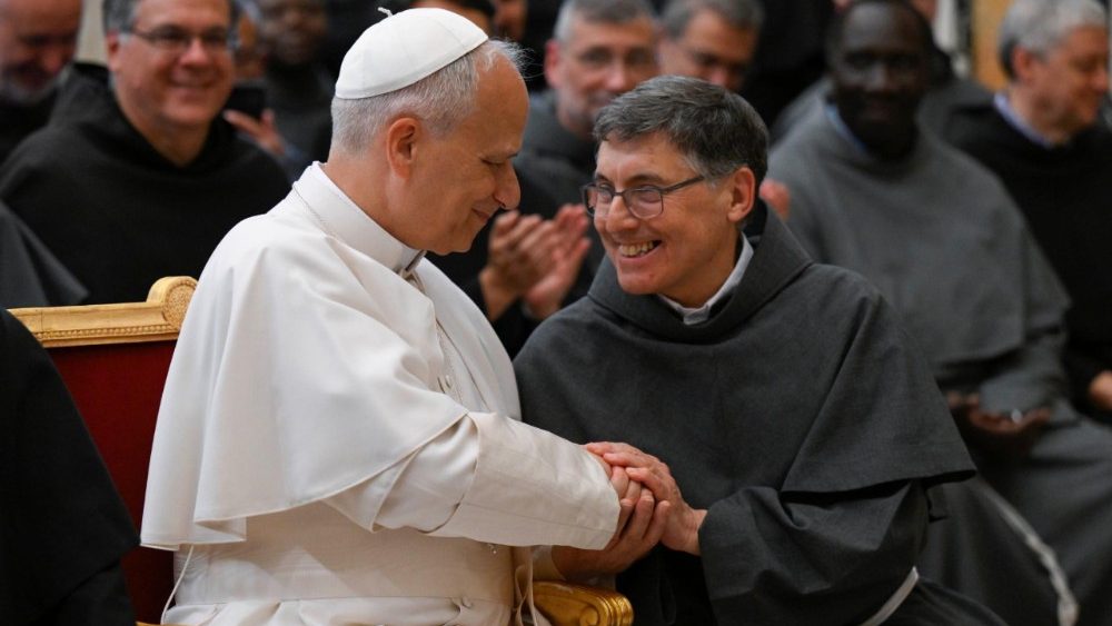 2025.06.20 Partecipanti ai Capitoli Generali dei Frati Minori Conventuali, dell'Ordine della Santisima Trinita' e degli Schiavi Trinitari 