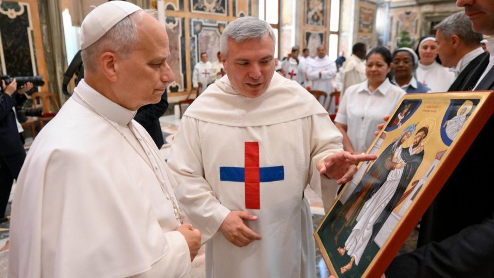 Аўдыенцыя для францішканаў і трынітарыяў