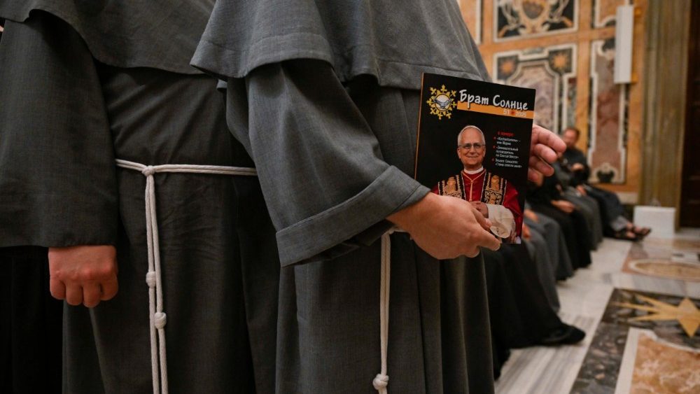 2025.06.20 Partecipanti ai Capitoli Generali dei Frati Minori Conventuali, dell'Ordine della Santisima Trinita' e degli Schiavi Trinitari 