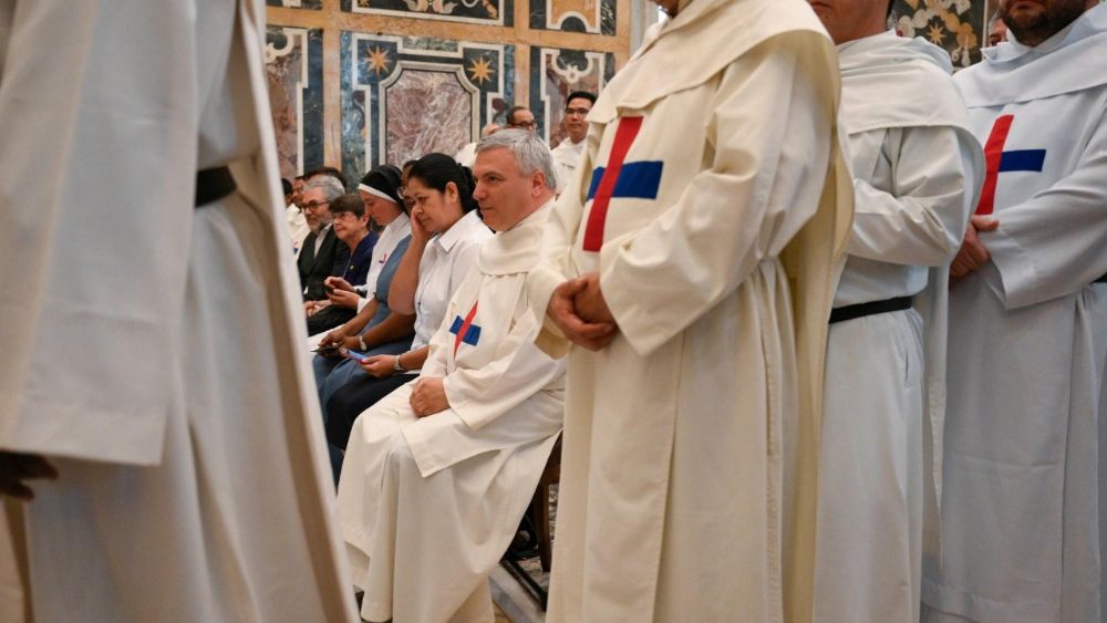 2025.06.20 Partecipanti ai Capitoli Generali dei Frati Minori Conventuali, dell'Ordine della Santisima Trinita' e degli Schiavi Trinitari 