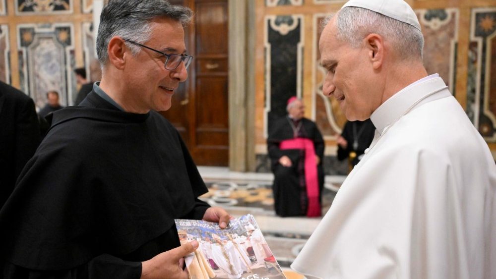 Аўдыенцыя для францішканаў і трынітарыяў