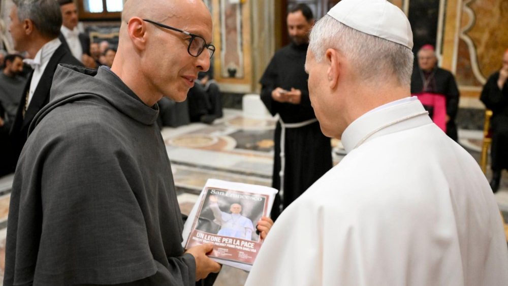 Аўдыенцыя для францішканаў і трынітарыяў