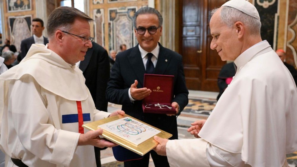 Аўдыенцыя для францішканаў і трынітарыяў