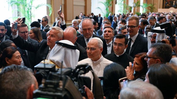 Pope Leo XIV addresses participants in the Jubilee of Governments