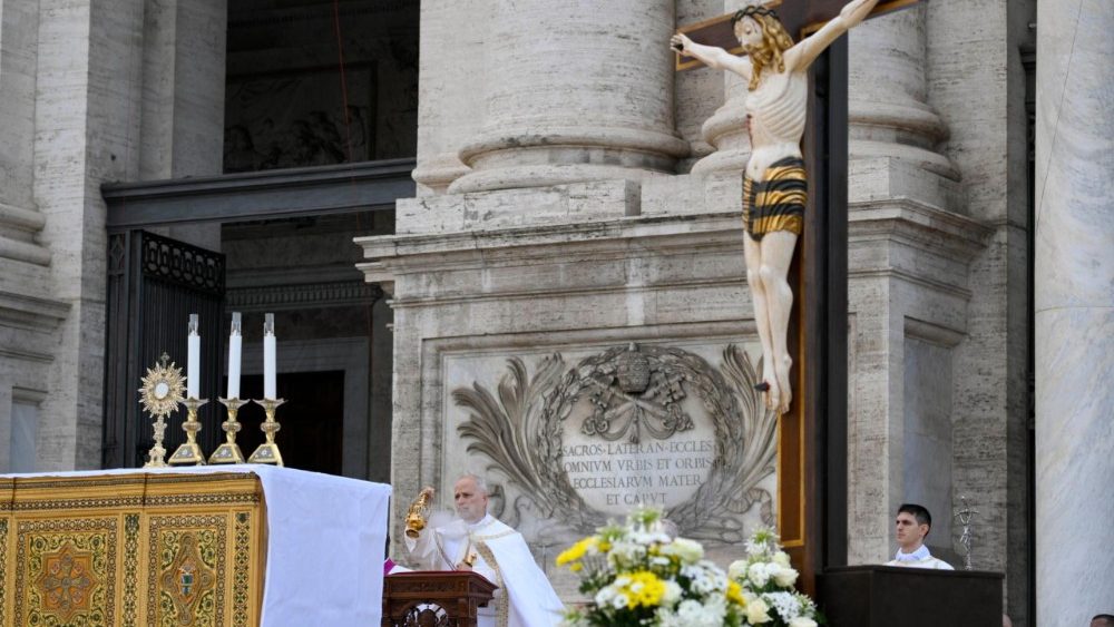 Papa Leon al XIV-lea la Sfânta Liturghie a solemnității ”Trupul și Sângele Domnului” din 22 iunie 2025