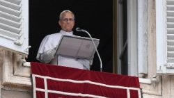 2025.06.22 Leon XIV podczas modlitwy Anioł Pański