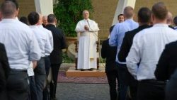 Pope Leo receives seminarians of the Dioceses of Triveneto